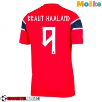 Moške Nogometnih dresov Norveška Erling Haaland #9 Domači SP 2026 Kratki rokavi